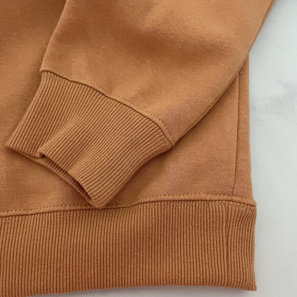 Volcom Stone Magic Boyfriend Crew Sweatshirt Women M Clay Egret Long Sleeve NEW - Picture 5 of 11